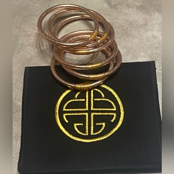 Champagne Budha Bracelets -  Size Large - Picture 3 of 7